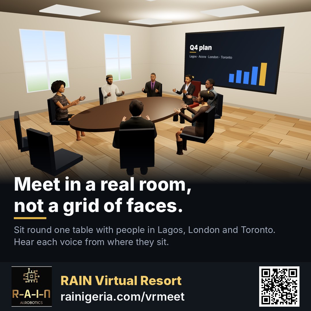 A RAIN Virtual Resort card