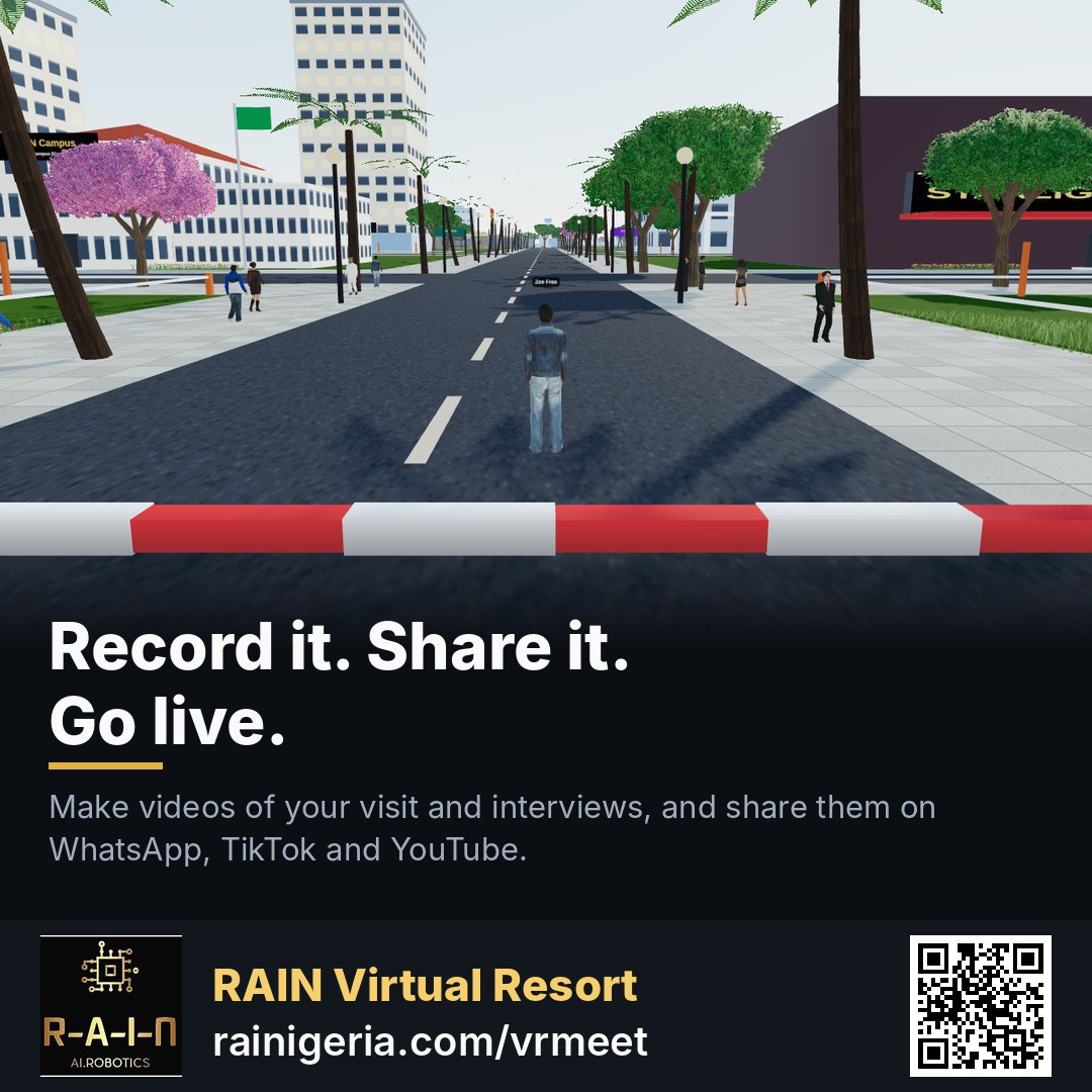 A RAIN Virtual Resort card